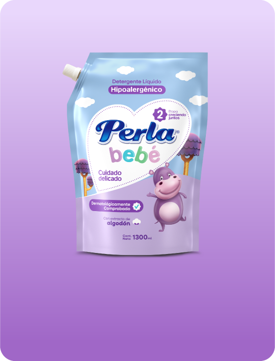 Perla Bebé Suavizante de Ropa Hipoalergénico fragancia algodón